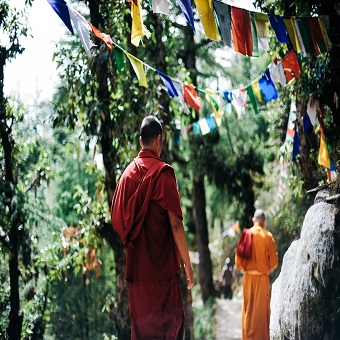 Monks in Nepal